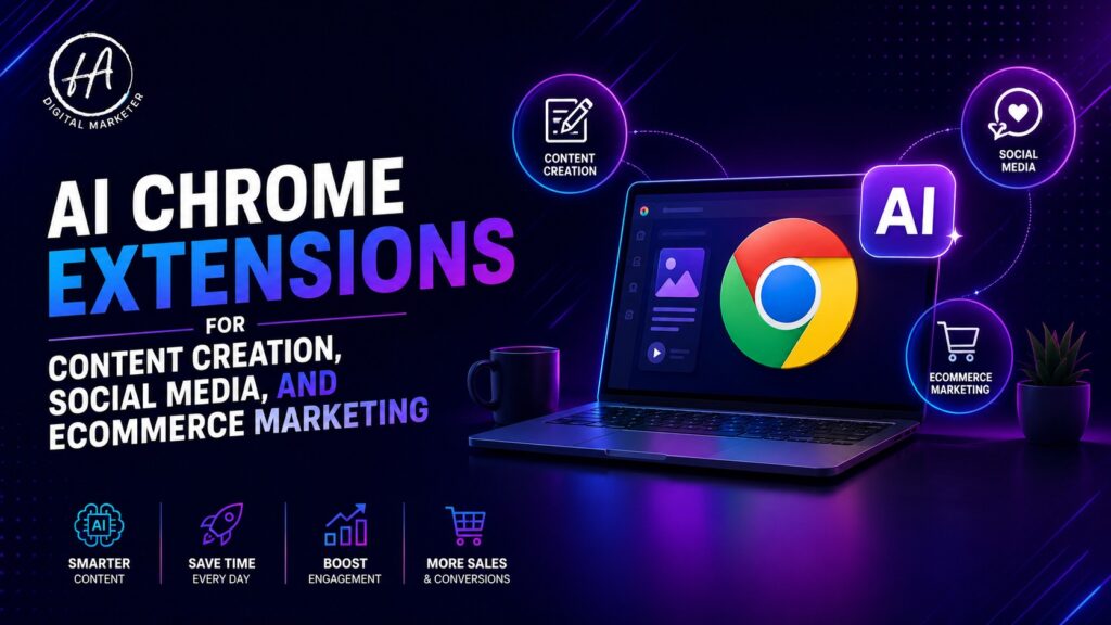 AI Chrome Extensions for Content Creation, Social Media, and Ecommerce Marketing
