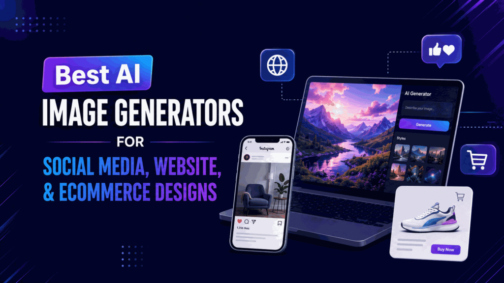 Best AI Image Generators for Social Media, Website, and Ecommerce Designs